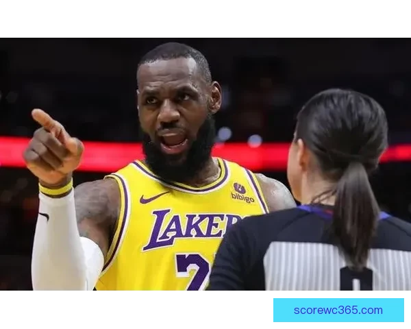 41岁詹姆斯连续11战出手受限为胜利转型却因裁判判罚无奈显落寞